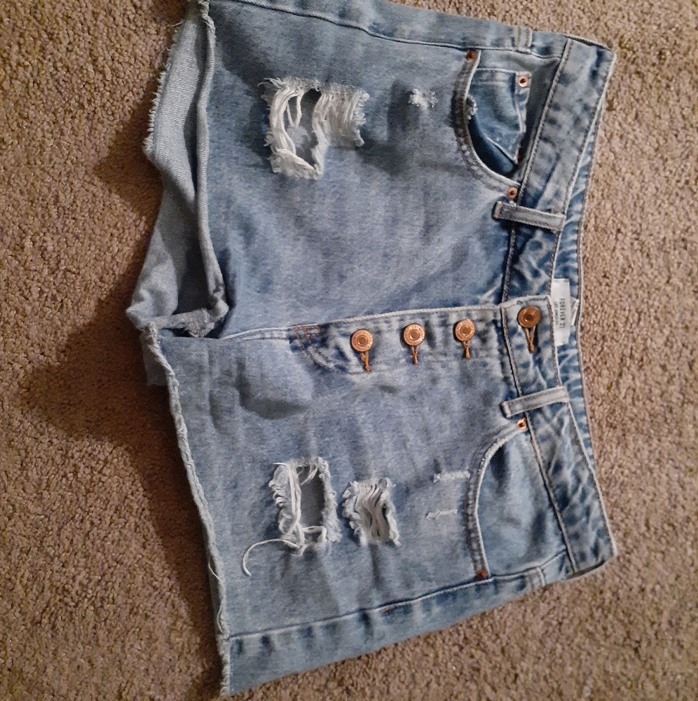 High waisted shorts